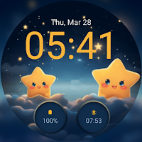 KSK Cute Stars Watch Face