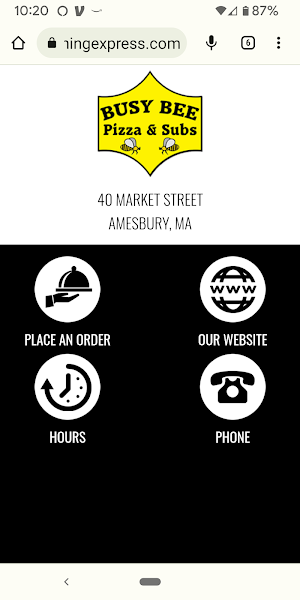 Busy Bee Pizza Screenshot 0