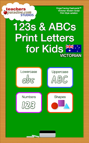 Australia Handwriting VIC - Victorian Modern Print Screenshot 0