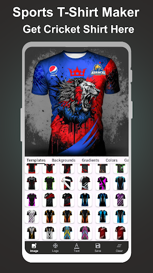Sports T-shirt Maker&Designer Screenshot 1