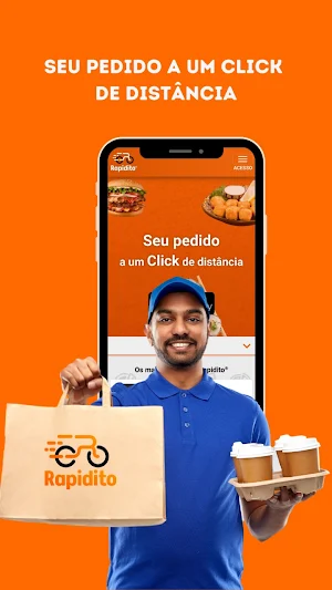 RAPIDITO APP - SEU PEDIDO A UM CLICK DE DISTÂNCIA. Screenshot 3