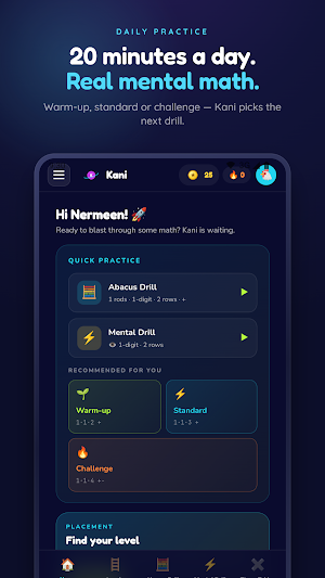 Kani Math: Abacus Mental Math Screenshot 0