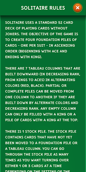 Klondike Solitaire Offline Screenshot 3