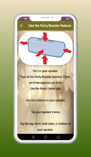 Bluetooth Speaker Care Guide Screenshot 2