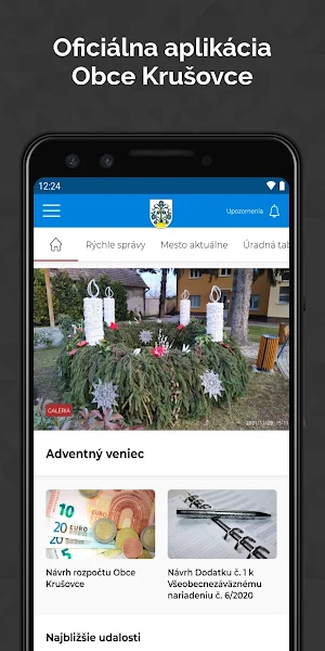 Obec Krušovce Screenshot 0
