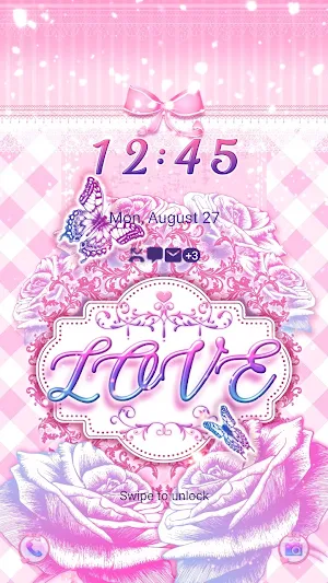 Pink Antique Vintage-Wallpaper Screenshot 1
