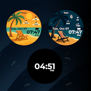 Seashore Rest Watch Face Screenshot 2
