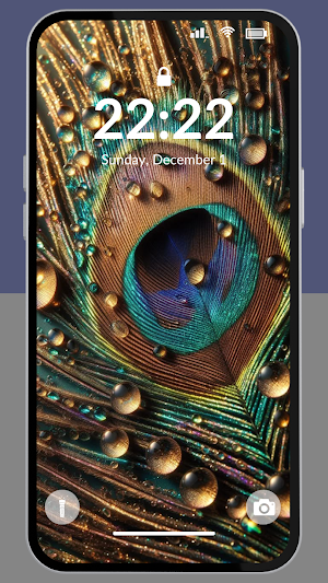 Peacock Feather Wallpaper 4K Screenshot 2