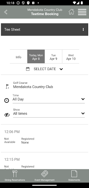 Mendakota Country Club Screenshot 1
