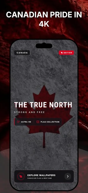 Canada Flag Wallpaper Screenshot 0