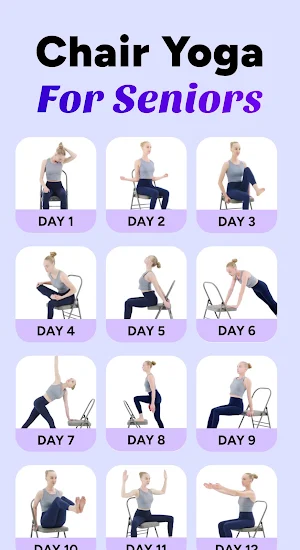 Chair Yoga for Seniors at Home Screenshot 0