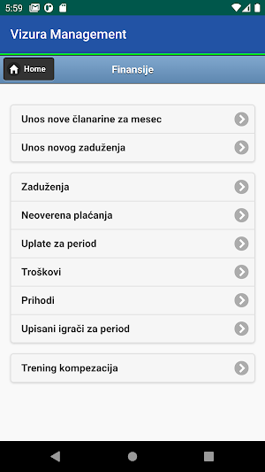 Vizura Management Screenshot 3