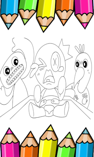 garden of bambam coloring Screenshot 2