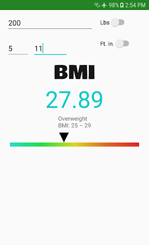 BMI Calculator - Simple Screenshot 2