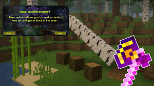 Tree Capitator Mod for MCPE Screenshot 3