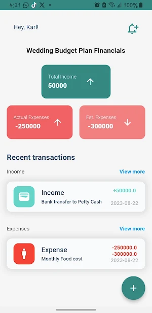 MYM - Manage Your Money Screenshot 1