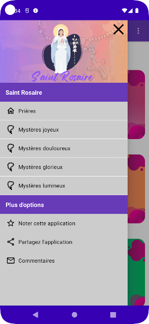 Le Saint Rosaire en français Screenshot 0