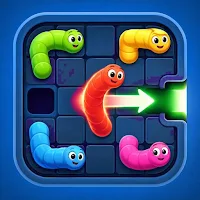 Untangle Worms: Knot Puzzle