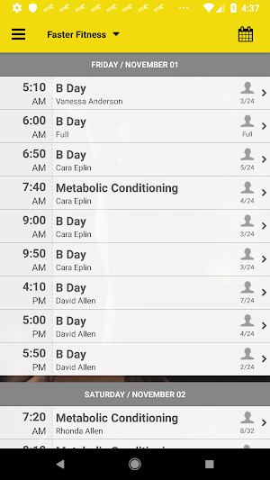 Faster Fitness Screenshot 1