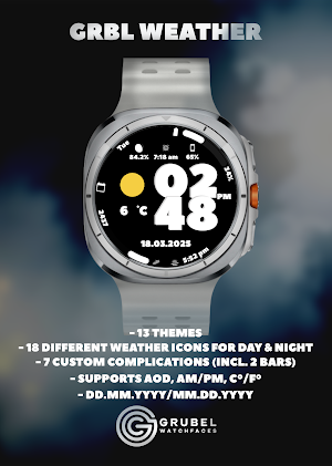 GRBL Weather Watchface Screenshot 1