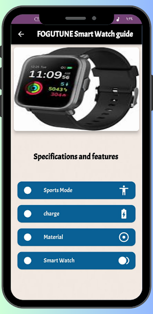 Fogutune Smart Watch guide Screenshot 1