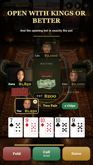 Face32: Draw Poker Screenshot 2