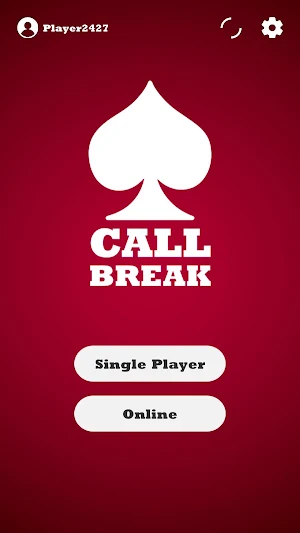 CallBreak Offline Card Game Screenshot 1