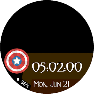 Watch Face Super Hero Wear Os Screenshot 3
