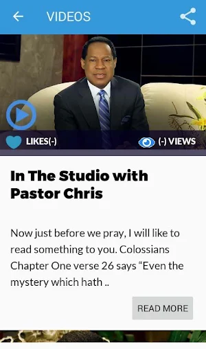 Pastor Chris Online Screenshot 1