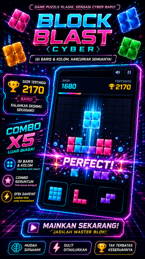 Block Blast Cyber Screenshot 1