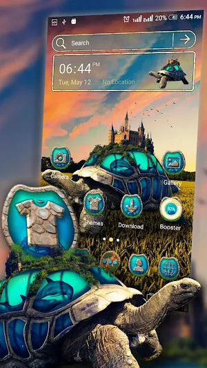 Giant Turtle Fantasy Launcher Theme Screenshot 0