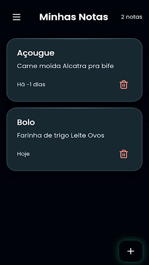 Bloco de Notas Screenshot 2