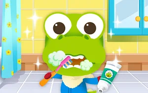 Pororo Brush Teeth - Kids Habit Game Screenshot 2