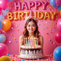 Happy Birthday Photo Frame