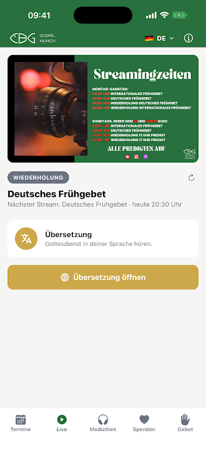 CBG Gospel Munich Screenshot 1