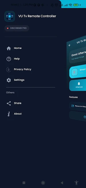 VU TV Remote Controller Screenshot 1