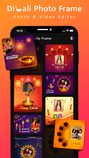 Diwali Photos Frames- Diwali Video Maker Screenshot 0