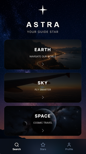 Astra Navigation Screenshot 1