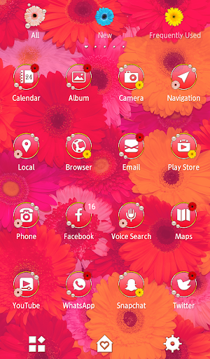 Colorful Gerbera Flowers Theme Screenshot 2