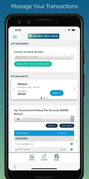 Ballybay Credit Union Screenshot 1