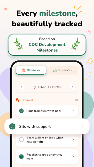 Baby Development & Milestones Screenshot 0