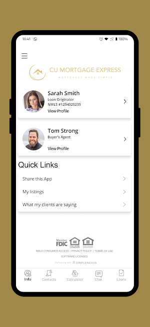 CU Mortgage Express Screenshot 0