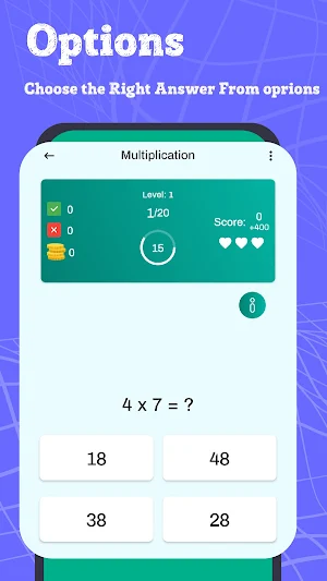 Brain Workout : Math Quiz Screenshot 3