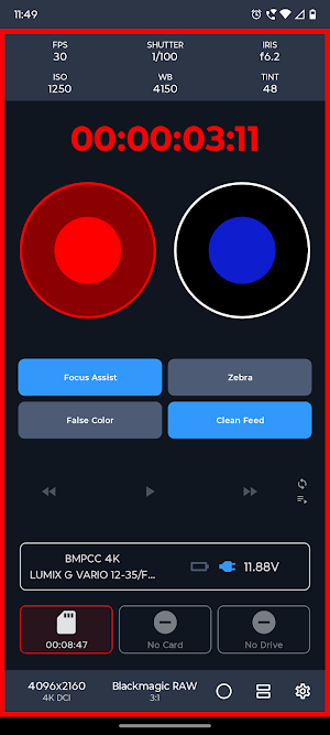Halo Blackmagic Control Screenshot 1