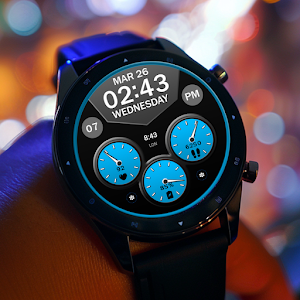 Key WF64 Digital Watch Face Screenshot 1