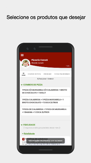 Pizzaria Canaã Screenshot 1