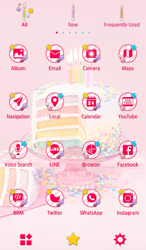 Colorful Cake Theme Screenshot 2