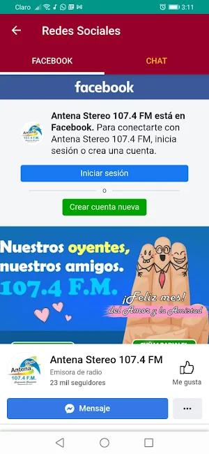 Antena Stereo 107.4 Screenshot 2