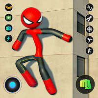 StickMan Rope Hero Spider Game