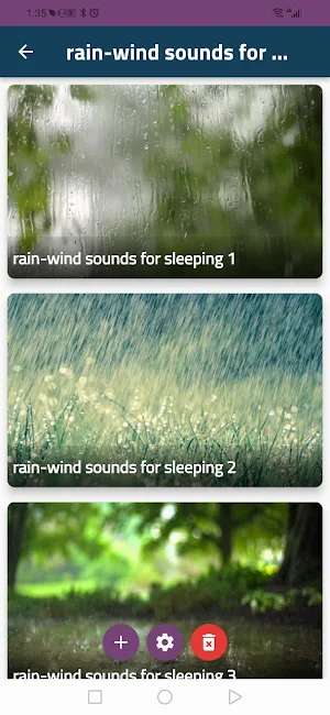 rain-wind sounds for sleeping Screenshot 2